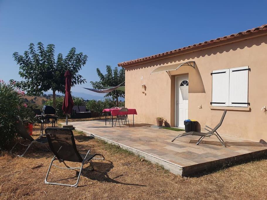 Studio Mitoyen A La Campagne Vue Sur La Mer Cargèse Exterior foto